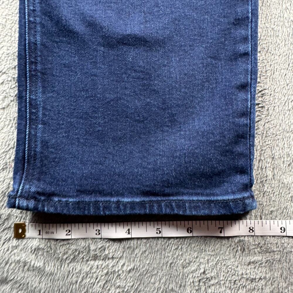 Quince Bella Stretch Straight Jeans 29 Deep Sea Blue Denim Organic Cotton - Picture 13 of 16